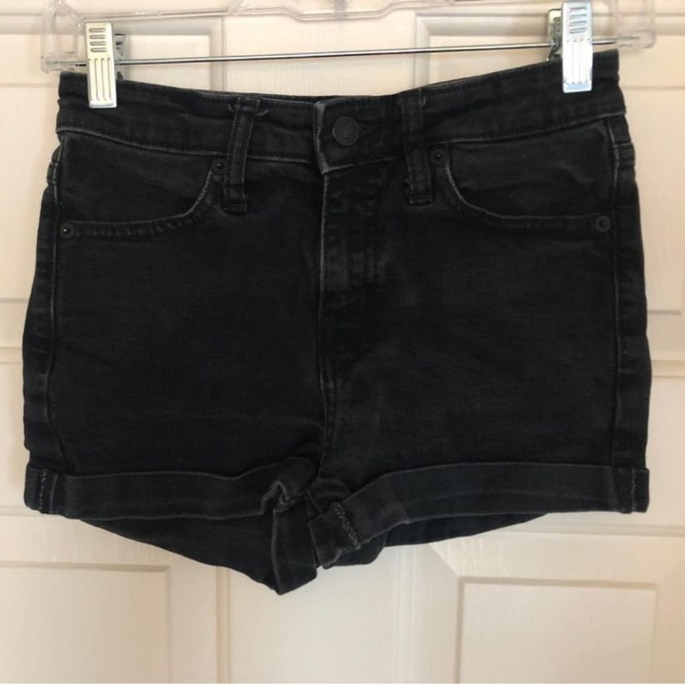 Wild Fable Black Denim Shorts Women's Size 00/24R High Rise